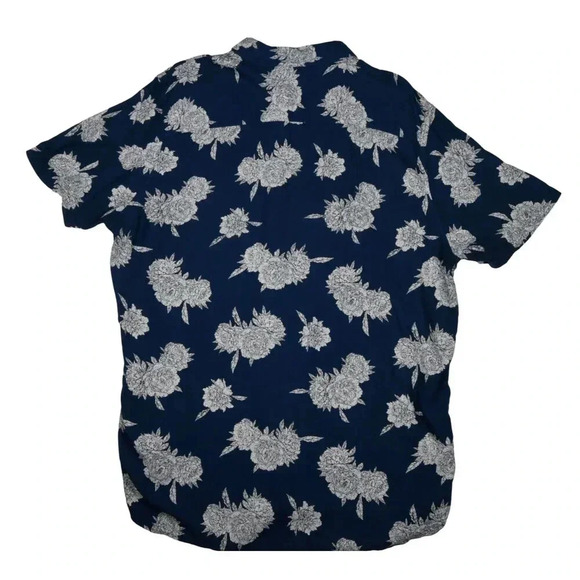 ASOS Design Festival Short Sleeve Floral Button-Up Shirt Men's Size XXL Resort - Picture 2 of 9